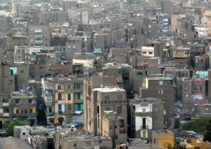 Inner city slums